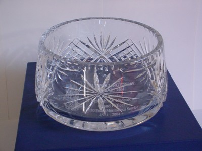 photo of 50th anniversary rose bowl