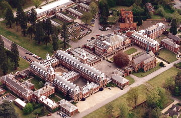 Ariel view of Wellington College