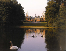 View from Swan Lake to Wellington College